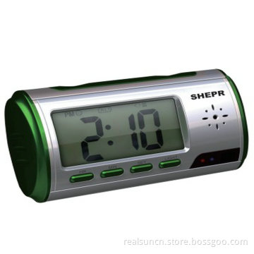 HD DVR Private Detective Camera Motion Detection Camera, Mini Hidden Mirror Clock Camera with Motion Detection